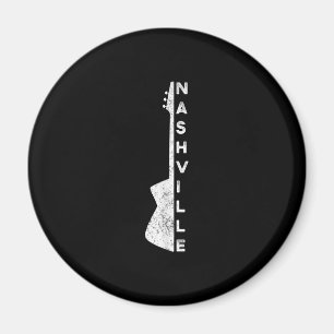 Nashville Guitar Land Music Älskare Gifts Magnet