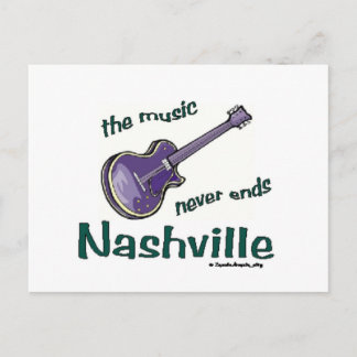 Nashville Guitar Vykort