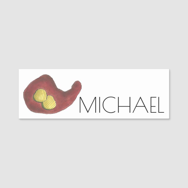 Nashville Hett Chicken BBQ Barbecue Restaurant Namnbricka (Framsida)