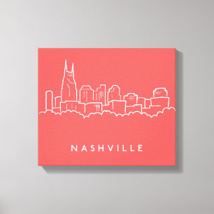 Nashville horisont canvastryck