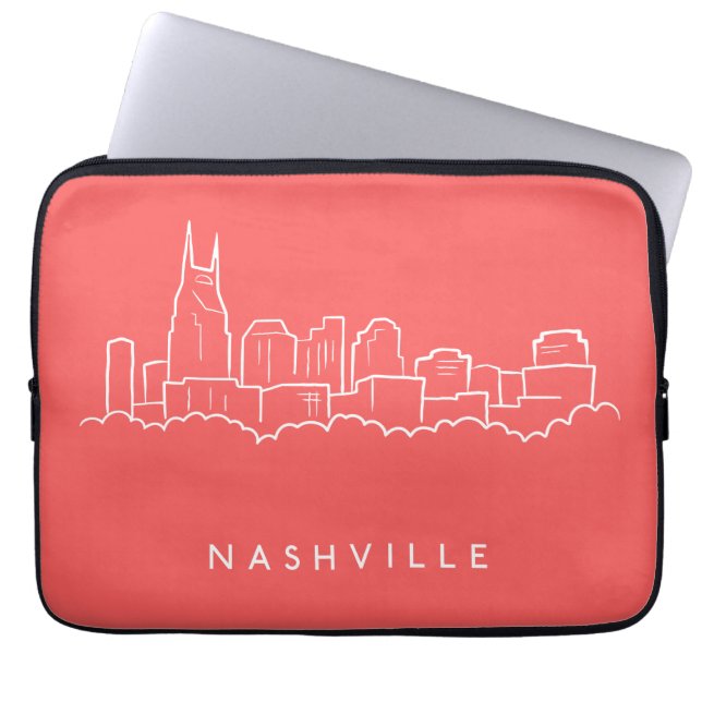 Nashville horisont laptop fodral (Framsidan)