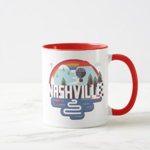 Nashville i design mugg