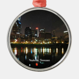Nashville i natt julgransprydnad metall