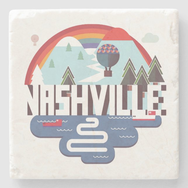 Nashville In Design Stenunderlägg (Framsidan)