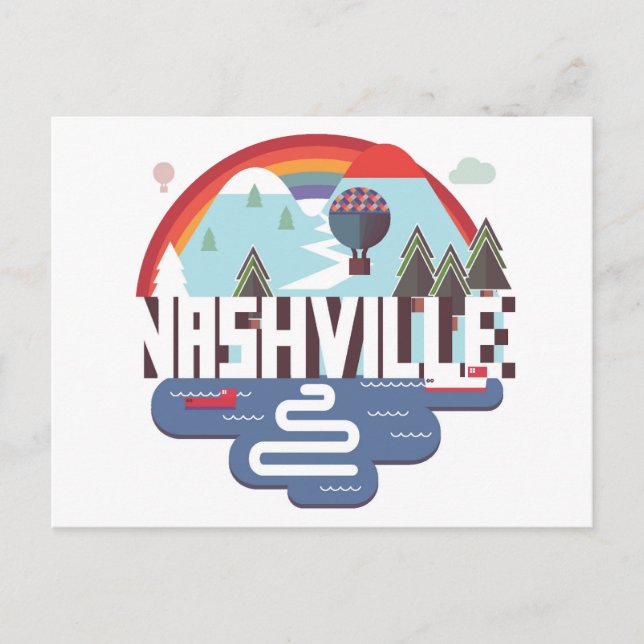 Nashville In Design Vykort (Framsida)