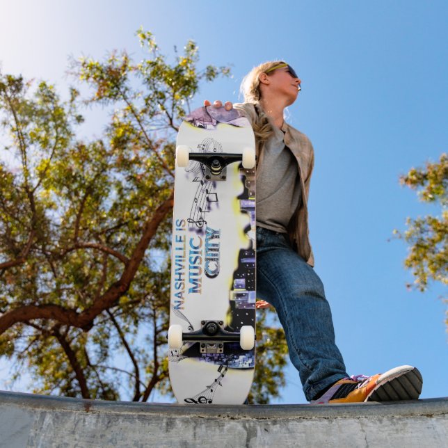 Nashville Is Music City Skateboard (Utomhus 1)