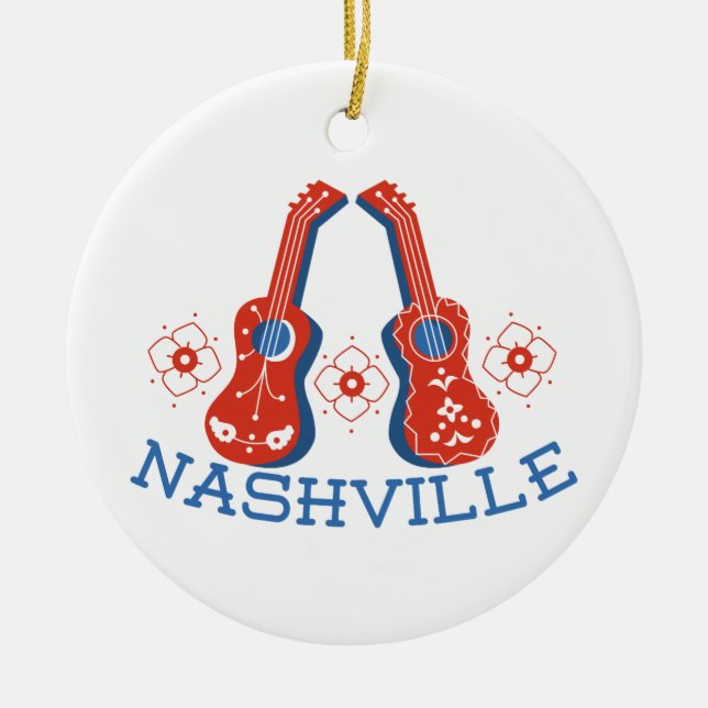 Nashville Julgransprydnad Keramik (Framsidan)