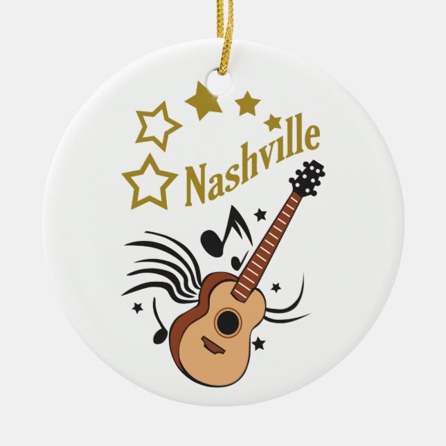 Nashville Julgransprydnad Keramik (Framsidan)