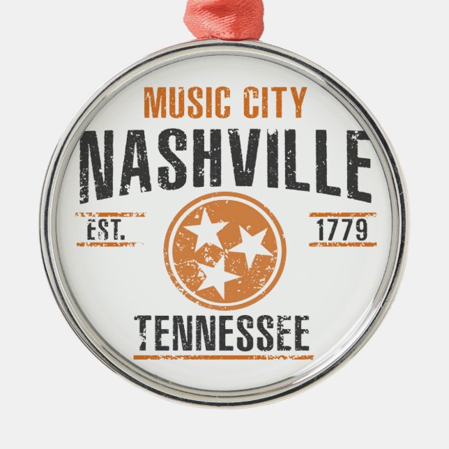 Nashville Julgransprydnad Metall (Framsidan)