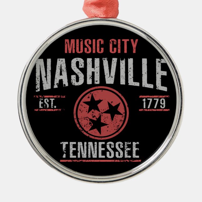 Nashville Julgransprydnad Metall (Framsidan)