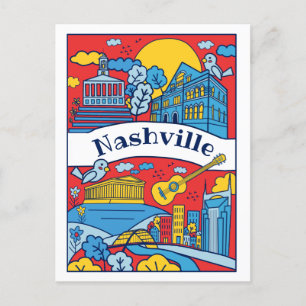 Nashville Landmarks vykort