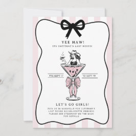 Nashville Last Rodeo Bachelorette Inbjudningar