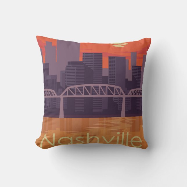 Nashville liggande kudde (Framsida)