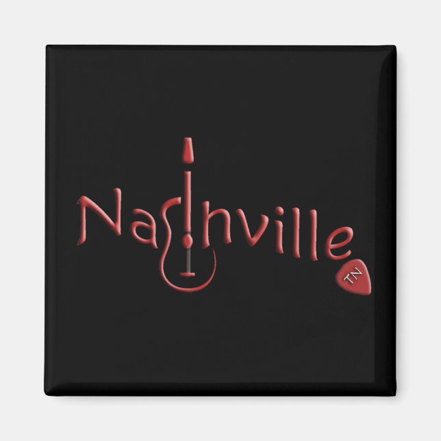 NASHVILLE MED PLOCKA MAGNET (Framsidan)