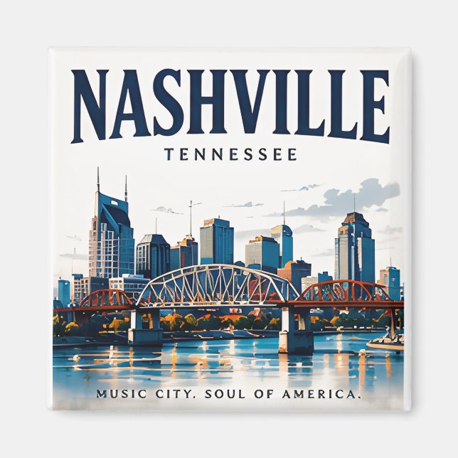 Nashville Music City-anda Magnet (Framsidan)