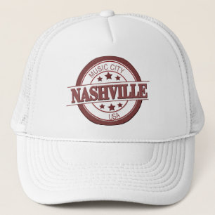 Nashville Music City USA Truckerkeps