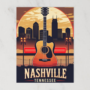 Nashville Music City Vykort