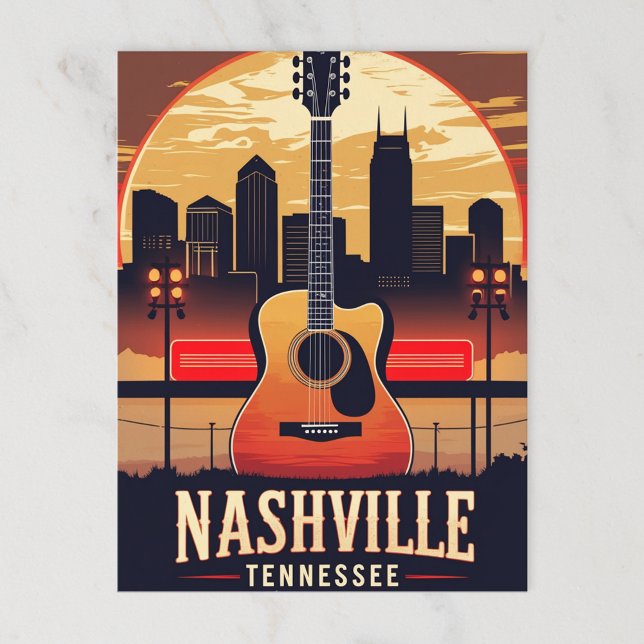 Nashville Music City Vykort (Skapare uppladdad)