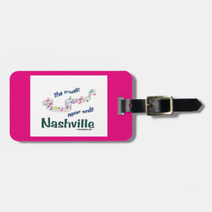 Nashville musik noter bagagebricka
