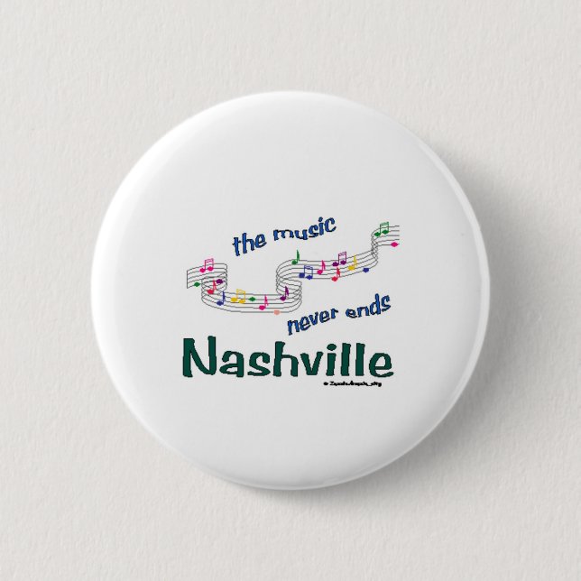 Nashville Musiknoter Knapp (Framsida)
