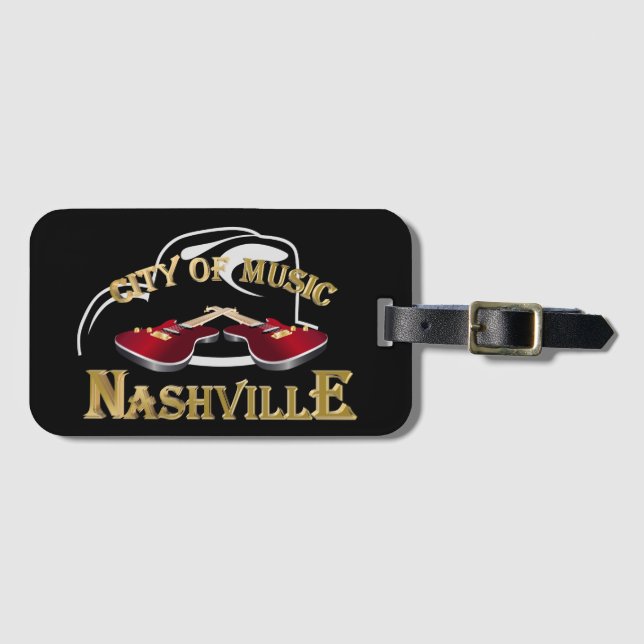 Nashville. Musikstad Bagagebricka (Framsida horisontal)
