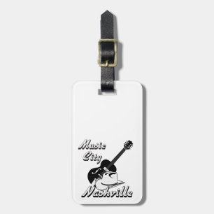 Nashville. Musikstad Bagagebricka