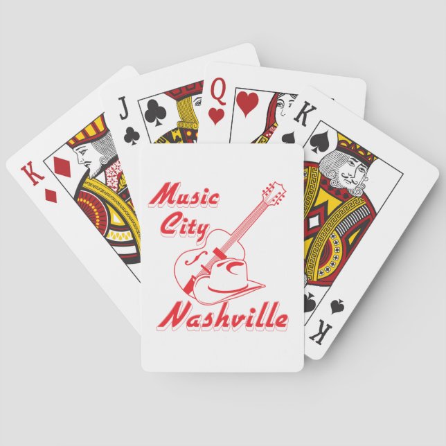 Nashville. Musikstad Casinokort (Baksidan)