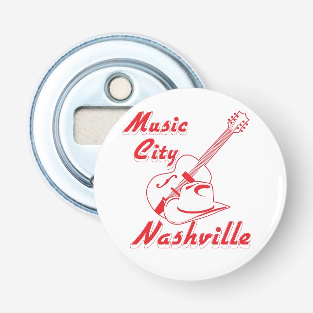 Nashville. Musikstad Flasköppnare (Framsidan)