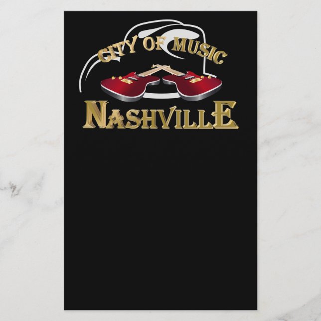 Nashville. Musikstad Flygblad (Framsidan)