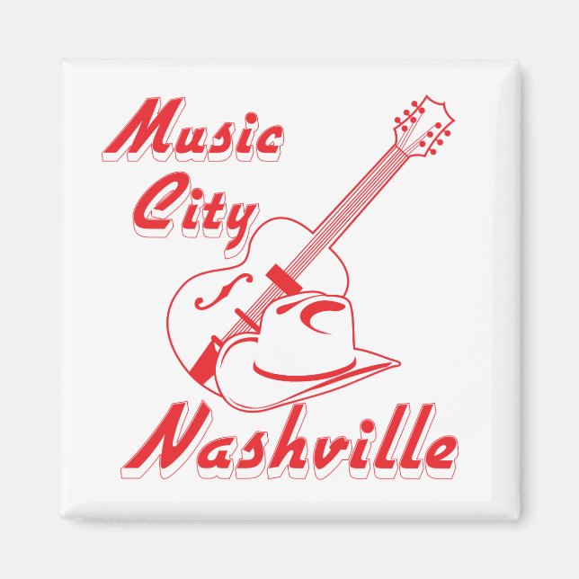Nashville. Musikstad Magnet (Framsidan)