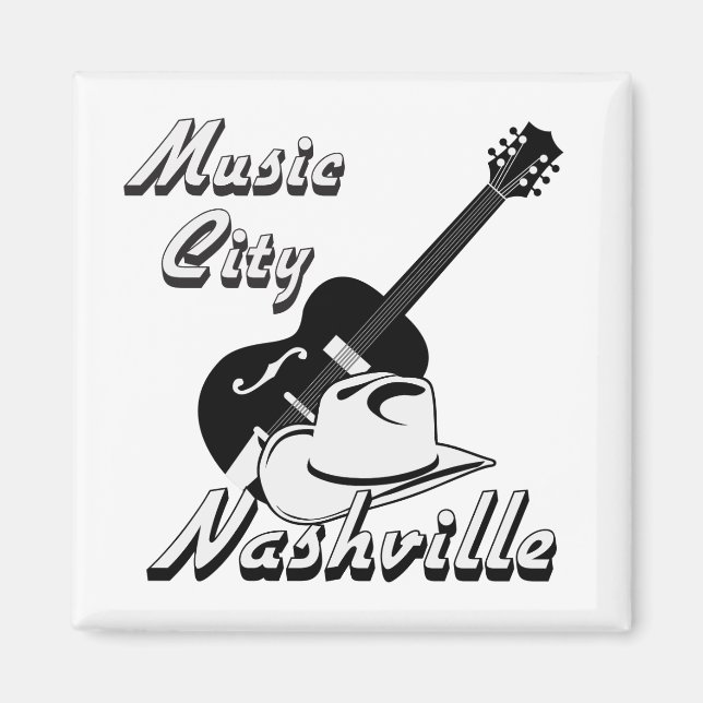Nashville. Musikstad Magnet (Framsidan)
