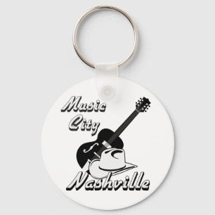 Nashville. Musikstad Nyckelring