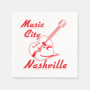 Nashville. Musikstad Pappersservett