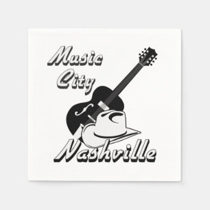 Nashville. Musikstad Pappersservett