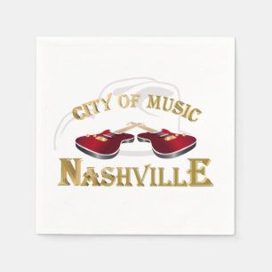 Nashville. Musikstad Pappersservett