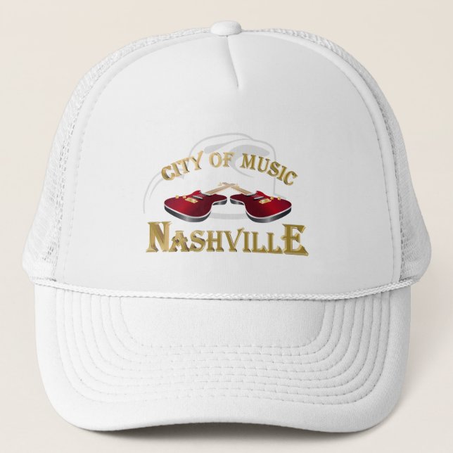 Nashville. Musikstad Truckerkeps (Framsida)