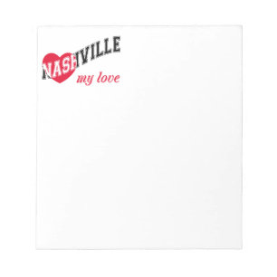 Nashville my kärlek anteckningsblock
