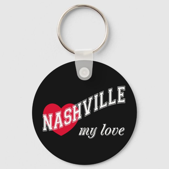 Nashville my kärlek nyckelring (Framsida)