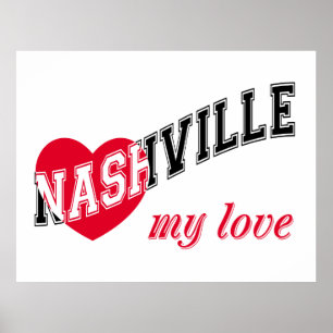 Nashville my kärlek poster