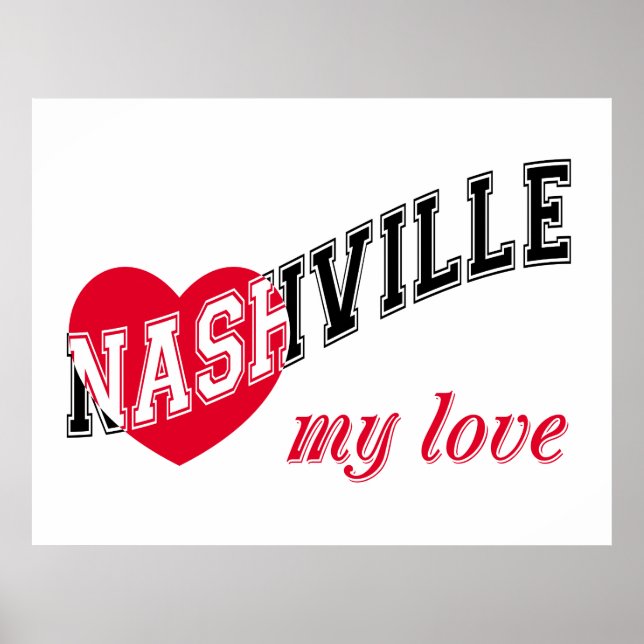 Nashville my kärlek poster (Framsidan)