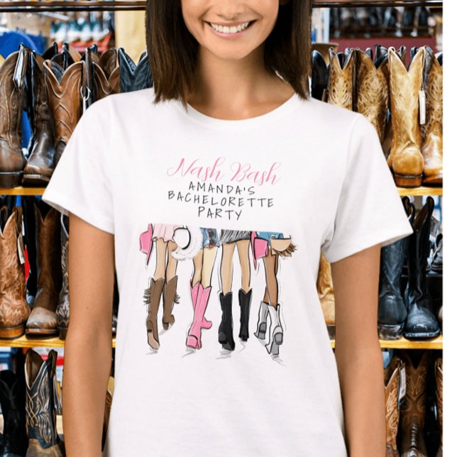 Nashville Nash Bash Bachelorette Mode T Shirt (Skapare uppladdad)