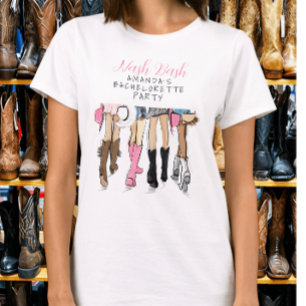 Nashville Nash Bash Brud Bachelorette Mode T Shirt