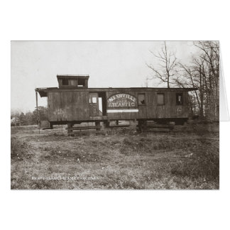Nashville och Atlantic Railroad Caboose Hälsningskort