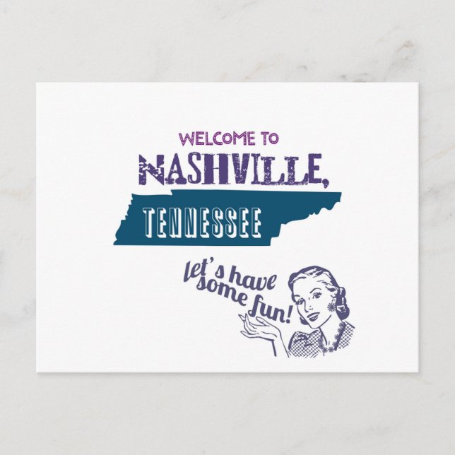 Nashville Postcard Vykort (Framsida)