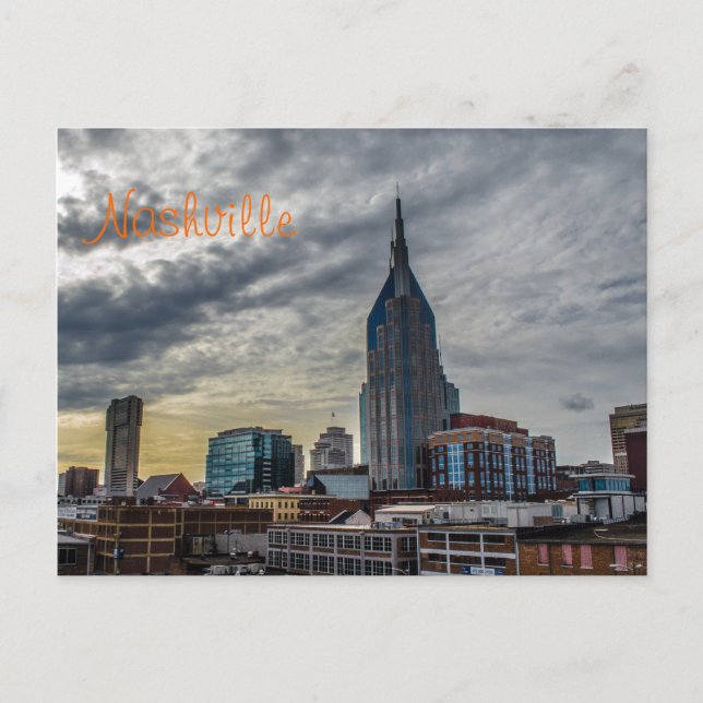 Nashville Postcard w/text Vykort (Framsida)