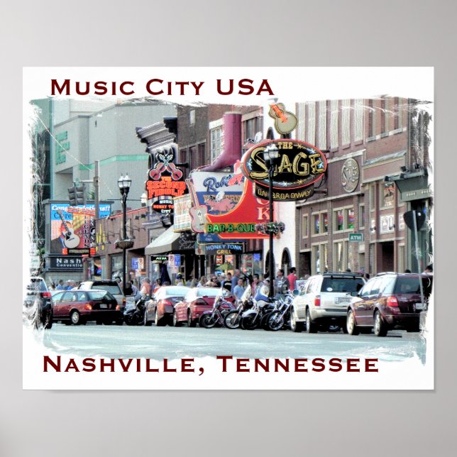 Nashville - poster konst (Framsidan)