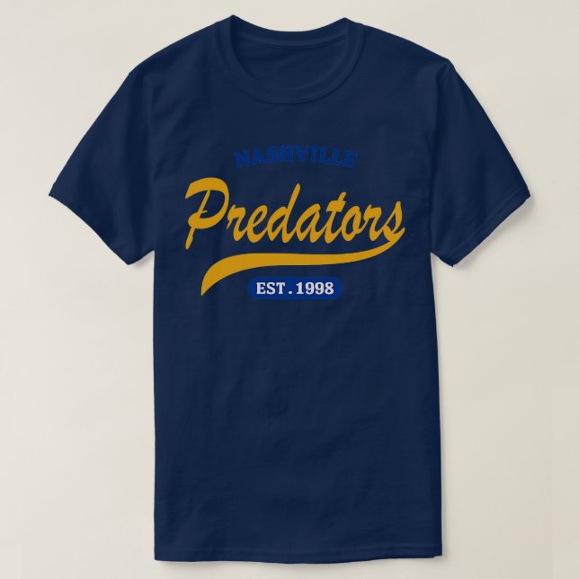 Nashville Predators Classic Stil T Shirt (Design framsida)