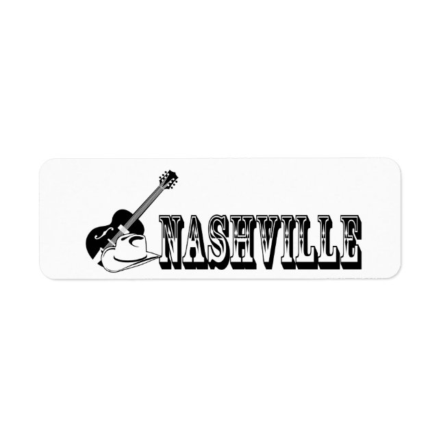 Nashville Returadress Etikett (Framsidan)
