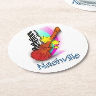 Nashville Rhythm Underlägg Papper Rund