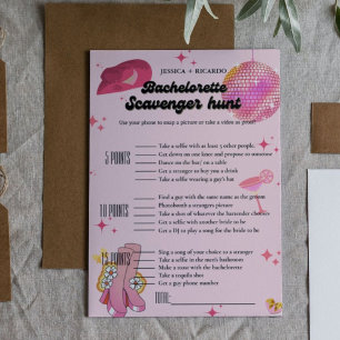 Nashville Sängkammarjakt Scavenger Fotojakt spel Inbjudningar